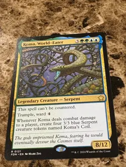 KOMA, WORLD-EATER Magic the Gathering MTG Foundations Rare - Image 1