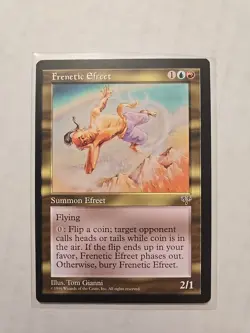 Frenetic Efreet - Mirage - LP - Rare - Creature - MTG Magic - Image 1
