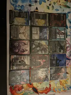 Final Fantasy Magic The Gathering Borderless Card Lot 15x N/M Cards No Dupes - Image 1