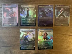 Magic the Gathering Secret Lair x Final Fantasy Weapons JP Foil - Complete Set - Image 1