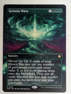 MTG - Genesis Wave - FDN - R - Borderless - 334 - Image 1