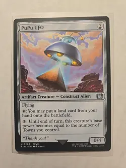 PuPu UFO - Final Fantasy - LP - Uncommon - Artifact Creature - MTG - Image 1