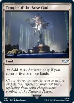 ~ Temple of the False God ~ NM ~ UB: Warhammer 40K ~ MTG ~ - Image 1