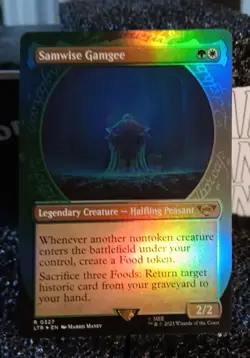MTG Samwise Gamgee 327 Foil Showcase The Lord of the Rings MTG Card - Image 1