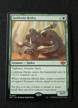 MTG - Goldvein Hydra - Outlaws of Thunder Junction - NM Mythic #167 Non Foil - Image 1