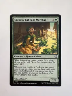 Unlucky Cabbage Merchant - MTG TLA Avatar: The Last Airbender - NM - Image 1