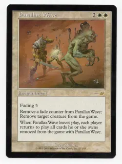 Parallax Wave, Rare Enchantment, Nemesis Regular, NM, Greg Staples - Image 1