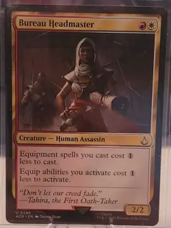 MtG Bureau Headmaster Universes Beyond: Assassin's Creed Regular - Image 1
