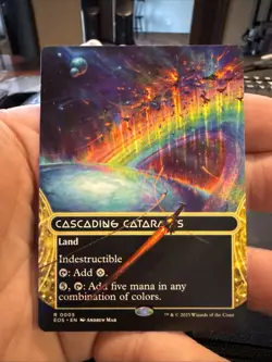 Cascading Cataracts (Borderless) Edge of Eternities: Stellar Sights Regular - Image 1