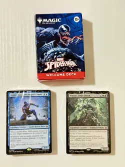 Magic The Gathering Marvel's Spider-Man Welcome Deck Back/Venom - Image 3