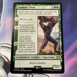 MTG Magic the Gathering FINAL FANTASY Summon: Titan #204 NP Regular - Image 1