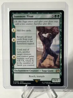 Summon: Titan - Final Fantasy #204 Rare - NM - Magic the Gathering Non-Foil - Image 1