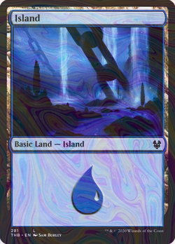 Island Theros Beyond Death Foil for sale online - Image 1
