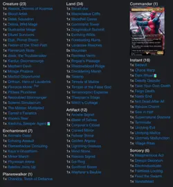 Deadpool, Trading Card Custom Commander Deck MTG EDH - Image 2
