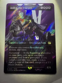 Magic The Gathering: Final Fantasy XV Ardyn, the Usurper (Borderless) Surge Foil - Image 1