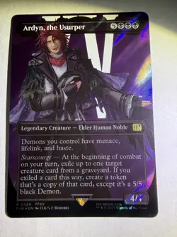 Magic The Gathering: Final Fantasy XV Ardyn, the Usurper (Borderless) Surge Foil - Image 3