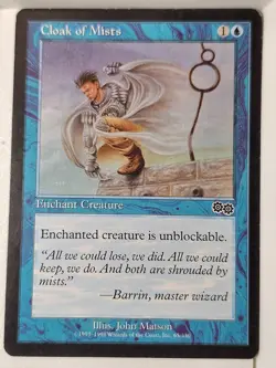 Cloak of Mists - Urzas Saga - Magic the Gathering MTG Nice! - Image 1