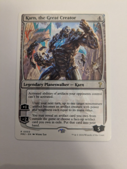 Karn the Great Creator White Border #3 Mystery Booster 2 MTG Regular - Image 1