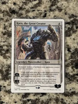 Karn the Great Creator White Border #3 Mystery Booster 2 MTG Magic Card - Image 1