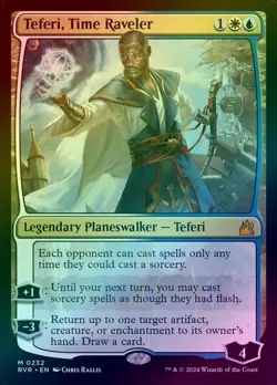 Teferi, Time Raveler (Foil) (RVR) Ravnica Remastered - NM - Image 1