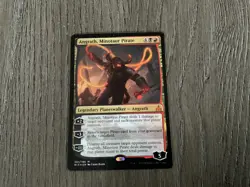 MTG FOIL Angrath, Minotaur Pirate - Rivals of Ixalan #201. NM - Image 1
