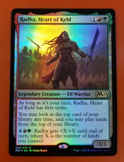 1x Radha, Heart of Keld | FOIL | M21 Core Set 2021 | MTG Magic Cards - Image 1