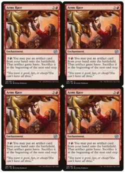 MTG Arms Race x4 The Brothers' War Uncommon NM Playset - Image 1