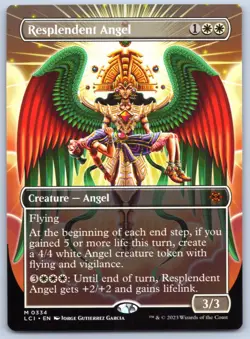 Resplendent Angel (Borderless) - The Lost Caverns of Ixalan - MTG - Near Mint - Image 1