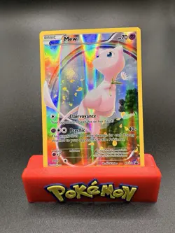 Mew XY110 - XY Black Star Promo Holo Foil Full Art Pokemon Card - Near Mint ! - Image 1
