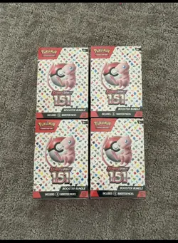 LOT x4 Pokemon 151 Scarlet and Violet Booster Bundle SEALED/NEW (NEXT DAY SHIP) - Image 1