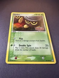 Seedot 60/108 EX Power Keepers Reverse Holo Stamped Pokemon Card MP FREE SHIP - Image 3