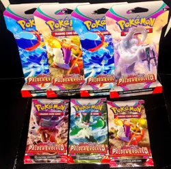 7 PALDEA EVOLVED Booster/Sleeved Packs - Pokemon TCG - Brand New FactorySealed - Image 1
