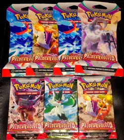 7 PALDEA EVOLVED Booster/Sleeved Packs - Pokemon TCG - Brand New FactorySealed - Image 3