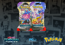 Lot x2 2023 Pokemon Scarlet and Violet Temporal Forces Booster Packs BWP4 - Image 1