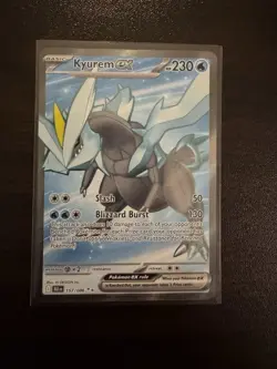 2025 Pokemon SV Black Bolt BLK EN Kyurem ex Full Art Ultra Rare #157/086 - Image 1