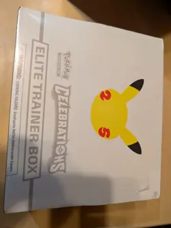 Pokemon Celebrations Elite Trainer Box 25th Anniversary ETB New Sealed TCG - Image 1