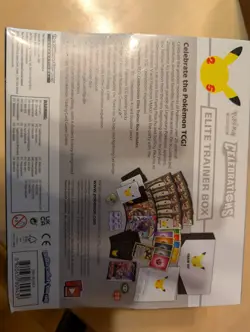 Pokemon Celebrations Elite Trainer Box 25th Anniversary ETB New Sealed TCG - Image 4