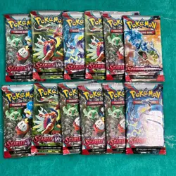 POKEMON TCG! 12x SV Scarlet & Violet BASE BOOSTER PACK SEALED BRAND NEW - Image 1
