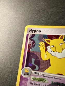 Pokemon - Hypno 25/112 Stamped - EX FireRed & LeafGreen - Reverse Holo NM SWIRL - Image 2