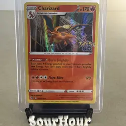 Charizard 010/078 PGO Pokemon GO Holo Holo Rare NM Pokemon TCG - Image 1
