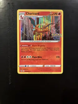 Charizard Holo Rare Pokemon GO 010/078 NM - Image 1