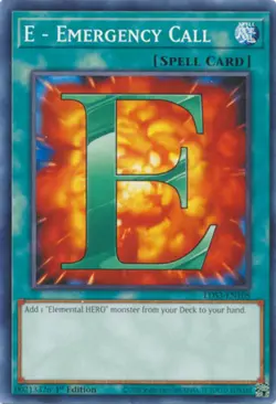 Yugioh! E - Emergency Call - LDS3-EN108 - Common - 1st Edition Near Mint, Englis - Image 1