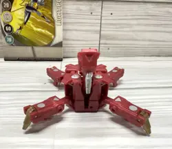 Bakugan Spyderfencer Red Pyrus Maxus Dragonoid Trap Battle Brawlers 009 - A5 - Image 2
