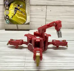 Bakugan Spyderfencer Red Pyrus Maxus Dragonoid Trap Battle Brawlers 009 - A5 - Image 3