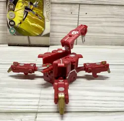 Bakugan Spyderfencer Red Pyrus Maxus Dragonoid Trap Battle Brawlers 009 - A5 - Image 4