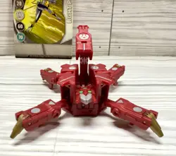 Bakugan Spyderfencer Red Pyrus Maxus Dragonoid Trap Battle Brawlers 009 - A5 - Image 5