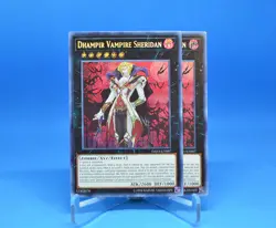 Yu-Gi-Oh! 2x Dhampir Vampire Sheridan [DASA-EN007] Secret Rare NM - Image 1