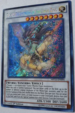 Yugioh 1x Baxia,Brightness Of The Yang Zing MP15-EN096 1st Ed Secret Rare NM - Image 4