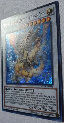 Yugioh 1x Baxia,Brightness Of The Yang Zing MP15-EN096 1st Ed Secret Rare NM - Image 5