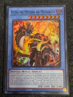 Yu-Gi-Oh! TCG Futsu no Mitama no Mitsurugi SUDA-EN093 Super Rare 1st Ed NM - Image 1